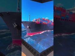 Display LED interactivo en el suelo