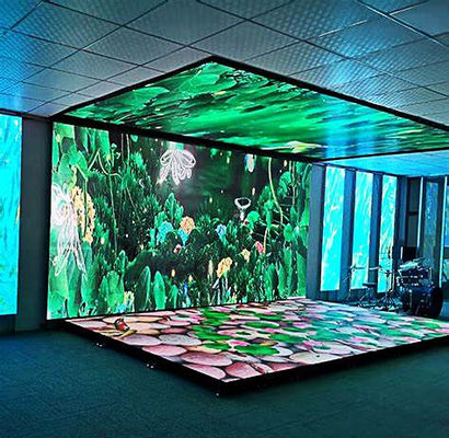Temperatura de color ajustable y cerraduras curvas Display LED de alquiler 500*500mm/500*1000mm