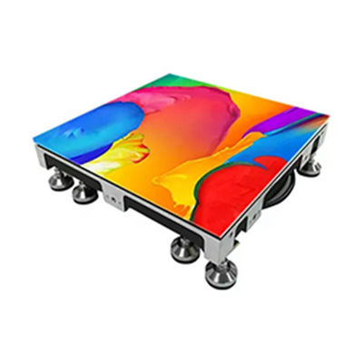 Cabinet de aluminio a todo color de piso interior alquiler de pantallas LED para eventos diseño curvo