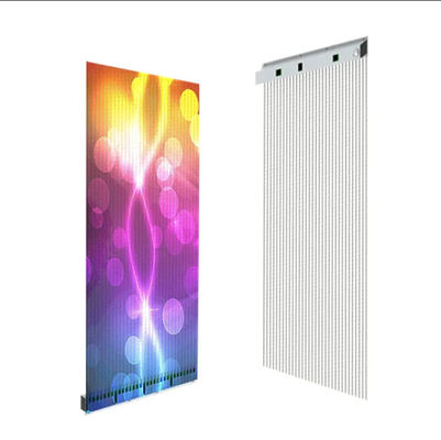 Pantalla LED montada en vidrio transparente con chips LED Nichia y tasa de actualización de datos de 1920 Hz