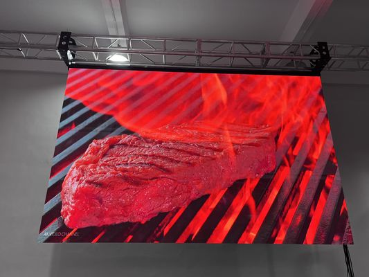 Pantalla LED enrollable flexible P1.56, Diseño que ahorra espacio para salas de conferencias y reuniones